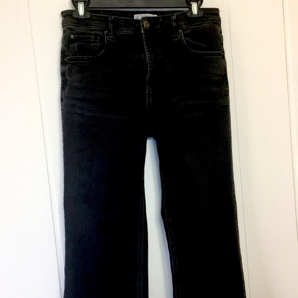 Pull & Bear denim faded black jeans